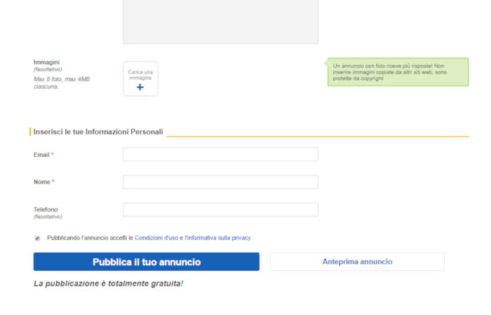 come inserire un annuncio su ebay 2