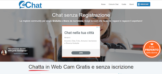 echat chat gratis senza iscrizione