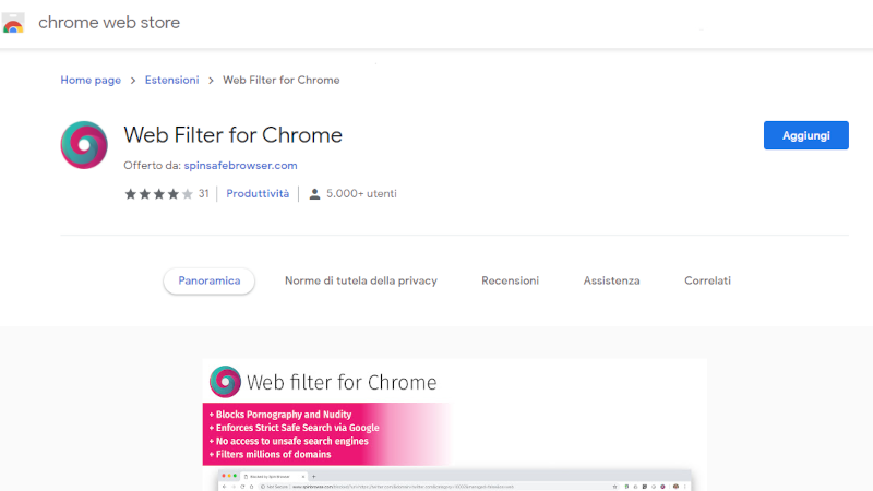 web filter for chrome - gubitosapierfranco