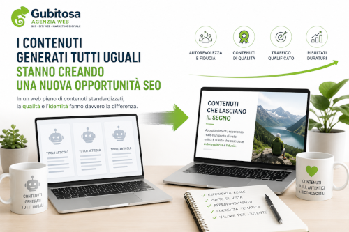 I contenuti generati tutti uguali stanno creando una nuova opportunità SEO
